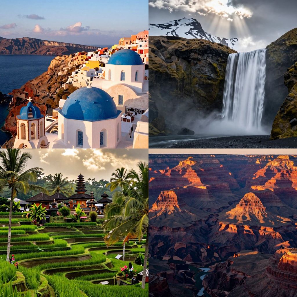 Breathtaking destinations travel bucket list