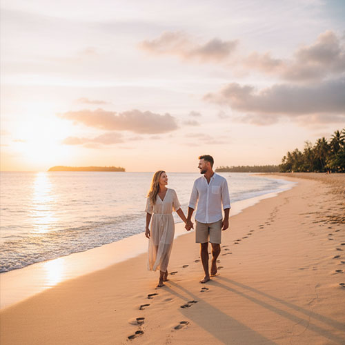 Couples honeymoon travel